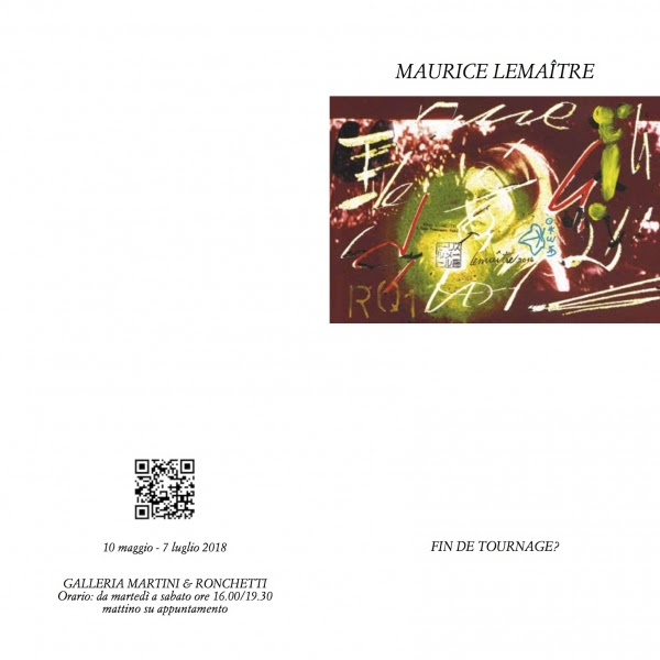 Maurice Lemaitre - Fin de tournage